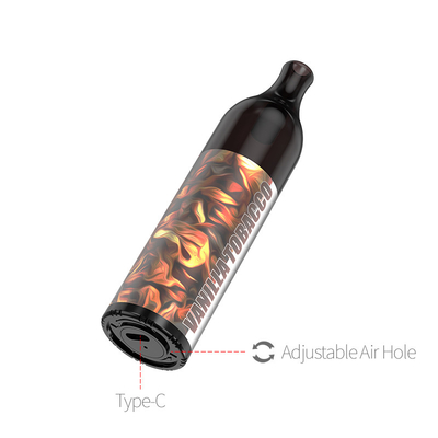 Adjustable Airflow Disposable Vape Pen 5000 Puffs 1.0Ω Mesh Coil Rechargeable