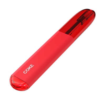 Red Coke Flavor Flat Disposable Electronic Cigarette 500 Puffs