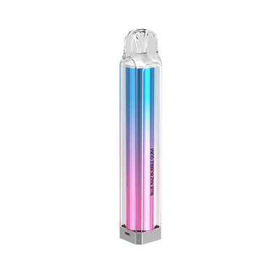 Square Transparent Luminous Electronic Cigarettes Colourful