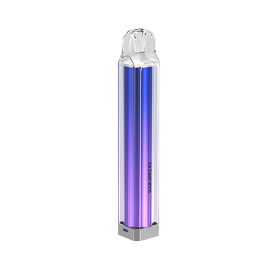Gummy Bear PC Outer Tube Disposable Vape Stick Transparent Square Luminous
