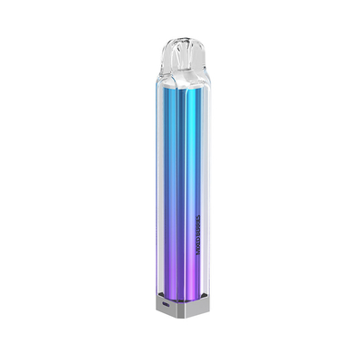 PC Outer Tube Metal Bottom Cover Square Luminous Vape Mixed Berries Flavor