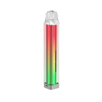 OEM Metal Bottom Cover Electronic Cigarettes Square Transparent Luminous