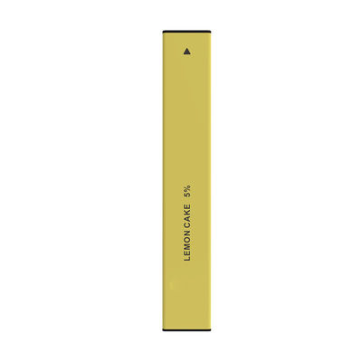 Lemon Disposable Mini E Cigarette 400Puffs 280mAh Battery Yellow Vape Pen