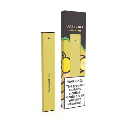 Lemon Disposable Mini E Cigarette 400Puffs 280mAh Battery Yellow Vape Pen