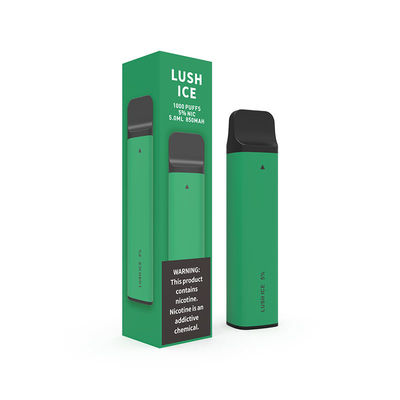 Aluminum Tube 850mAh Disposable Vape Pod Device Lush Ice Favor