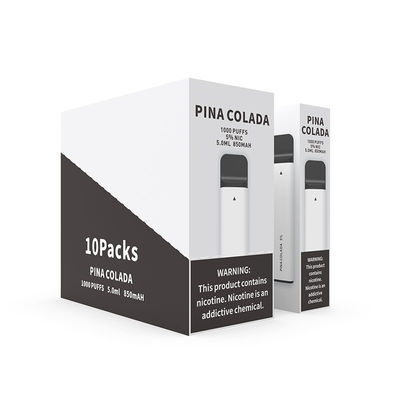 Pina Colada 1000 Puffs Disposable Vape Pod Device White 850mAh Battery