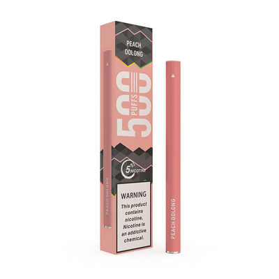 1.3ml 280mAh Peach Oolong Disposable Device Vape Pen 500 Puffs